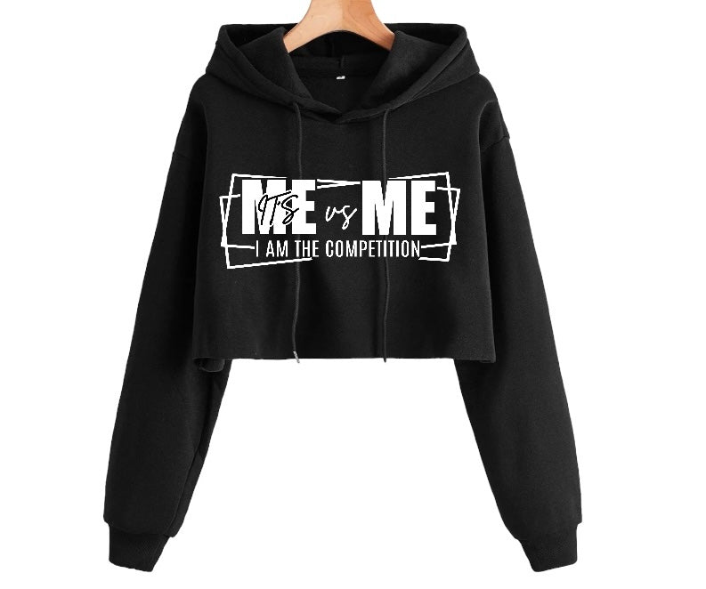 Cropped MeVsMe hoodie