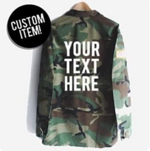 Load image into Gallery viewer, Custom Army Fatigue Jackets
